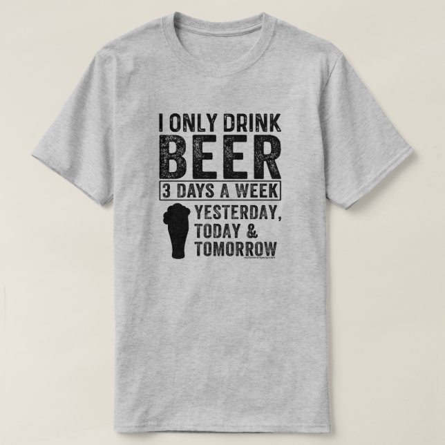 T-shirt Chemise à bière amusante - Amateurs de bière cadea (Design devant)