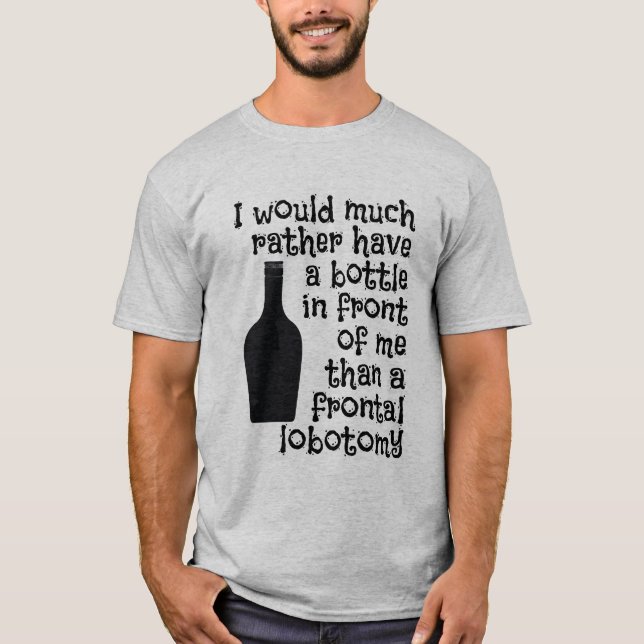 T-shirt Chemise à boire - choisir style & couleur (Devant)