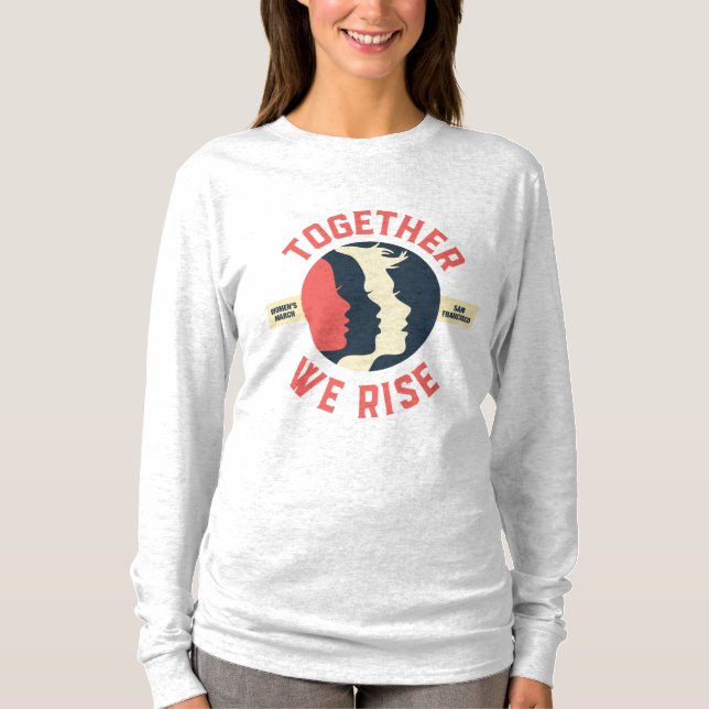 T-shirt Chemise à cheveux longs pour femmes WMSF (Devant)