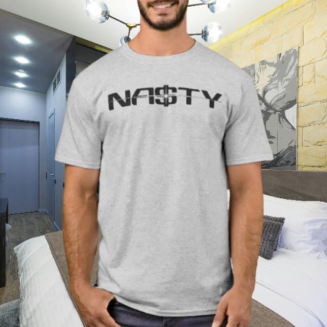 T-shirt Chemise à déclaration NASTY (Créateur téléchargé)