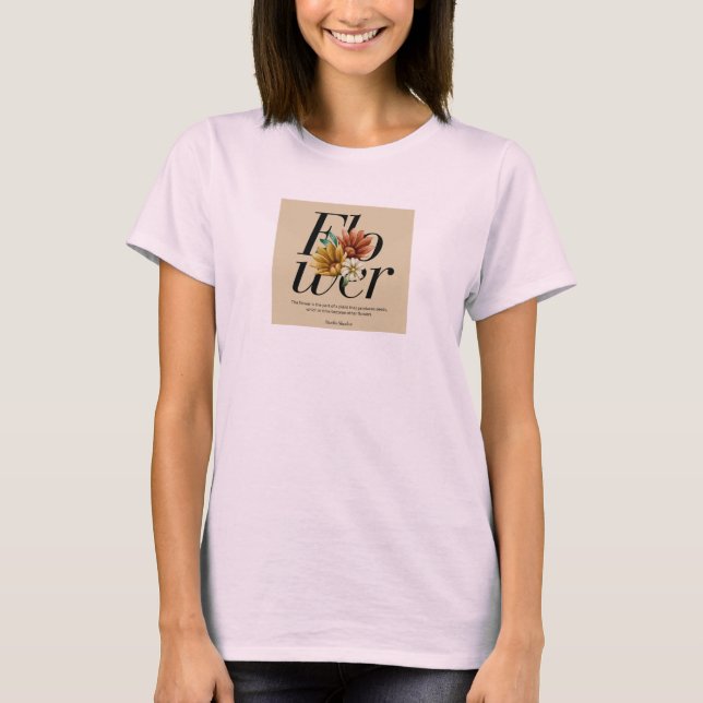 T-shirt Chemise à design minimaliste (Devant)