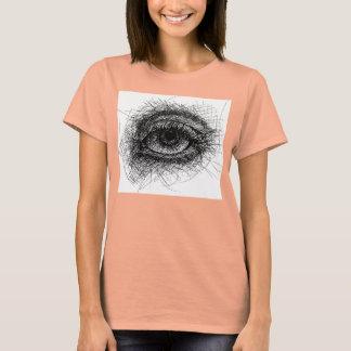 T-shirt Chemise à dessin oculaire