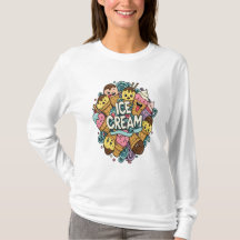 Chemise à Doodle de l'équipage du cône espiègle