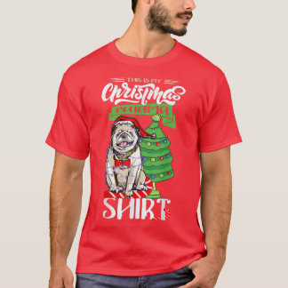 T-shirt Chemise à dormir chien sport carlin fée lumières f