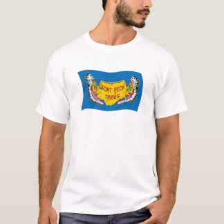 T-shirt Chemise à drapeau des Assiniboines de Fort Peck