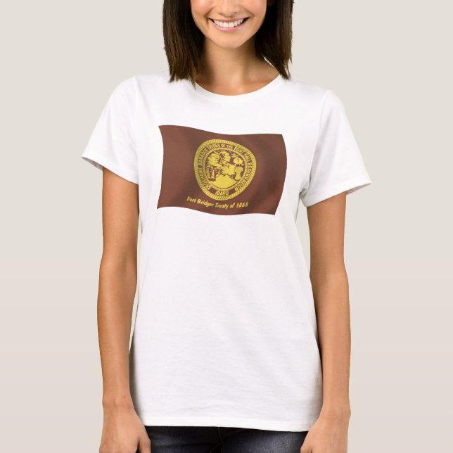 T-shirt Chemise à drapeau des tribus Shoshone Bannock (Devant)