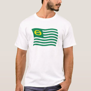 T-shirt Chemise à drapeau du Mouvement Écologique