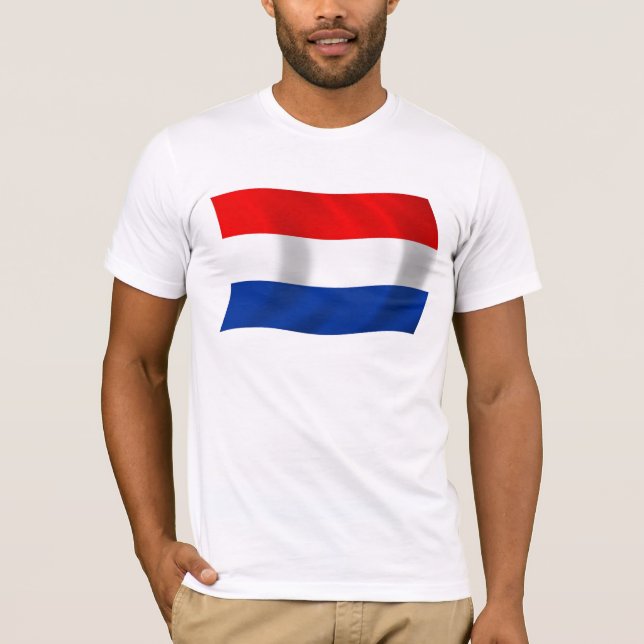 T-shirt Chemise à drapeau Pays-Bas (Devant)
