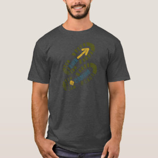 T-shirt Chemise à empreinte de bottes Buen Camino