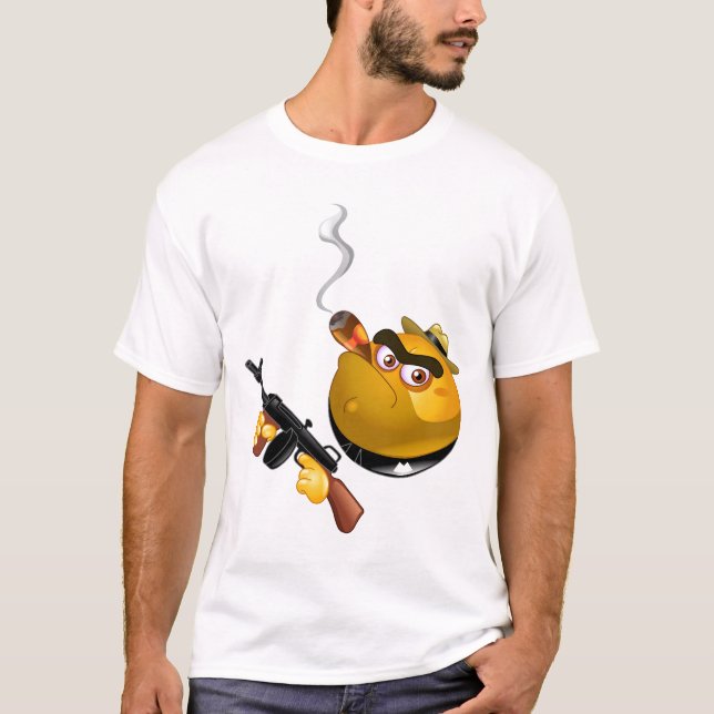 T-shirt Chemise à gangster (Devant)
