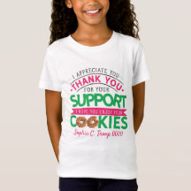 Chemise à gâteau pour la vente de cookies