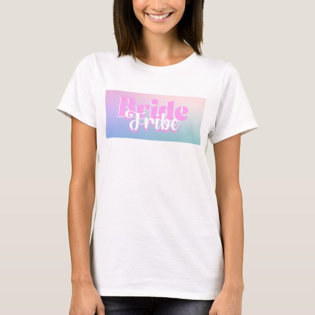 T-shirt Chemise à impression dégradé pour la tribu de la m (Devant)