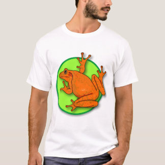 T-shirt Chemise à la grenouille orange