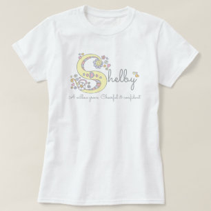 T-shirt Chemise à manches courtes avec monogramme signifia