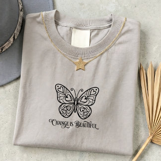 T-shirt Chemise à manches courtes papillon vibrant Citatio