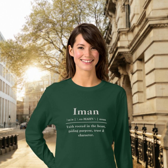 T-shirt Chemise à manches longues avec nom de dictionnaire (Créateur téléchargé)