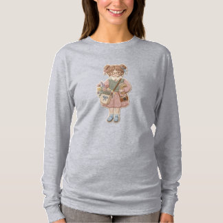 T-shirt Chemise à manches longues Cottagecore Girl,