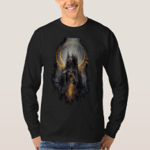 Chemise à manches longues crâne cathédrale d'art s