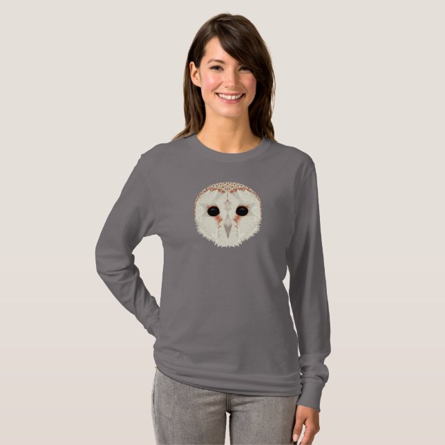 T-shirt Chemise à manches longues de Barn Owl (Devant entier)