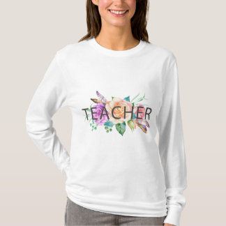T-shirt Chemise à manches longues de la femme de l'aquarel