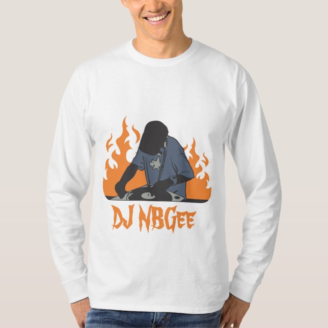 T-shirt Chemise à manches longues DJ NBGee (Devant)
