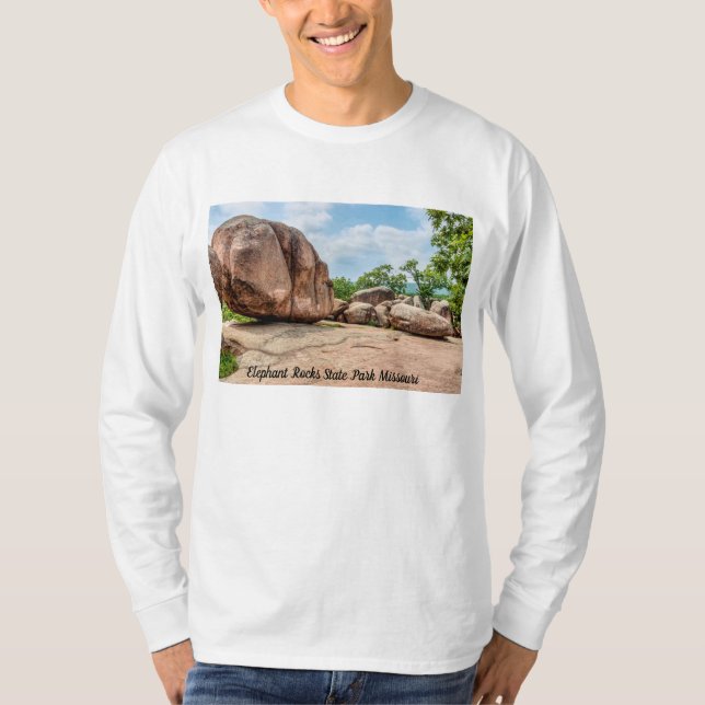 T-shirt Chemise à manches longues Elephant Rocks State Par (Devant)