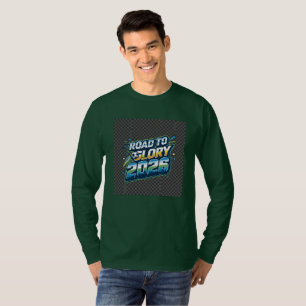 T-shirt Chemise à manches longues graphique élégante