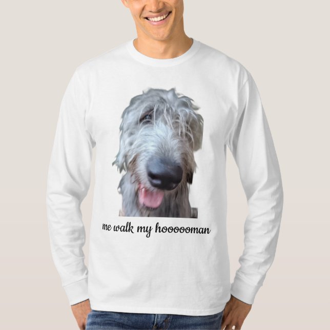 T-shirt Chemise à manches longues Irish Wolfhound – C'est  (Devant)