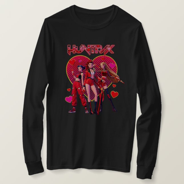 T-shirt Chemise à manches longues K-pop  (Design devant)