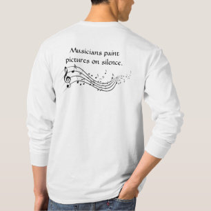 T-shirt Chemise à manches longues peint par des musiciens