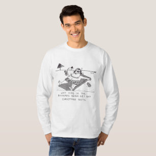 T-shirt Chemise à manches longues père Noël Beach Time