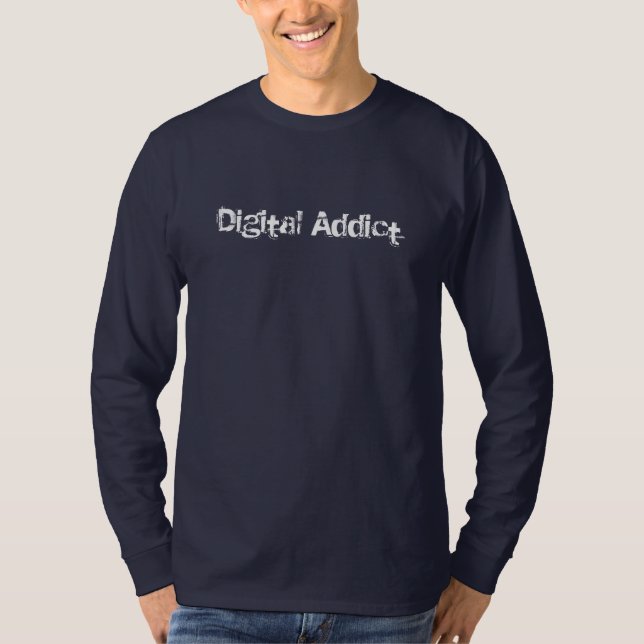 T-shirt Chemise à manches longues pour accroc numérique (Devant)