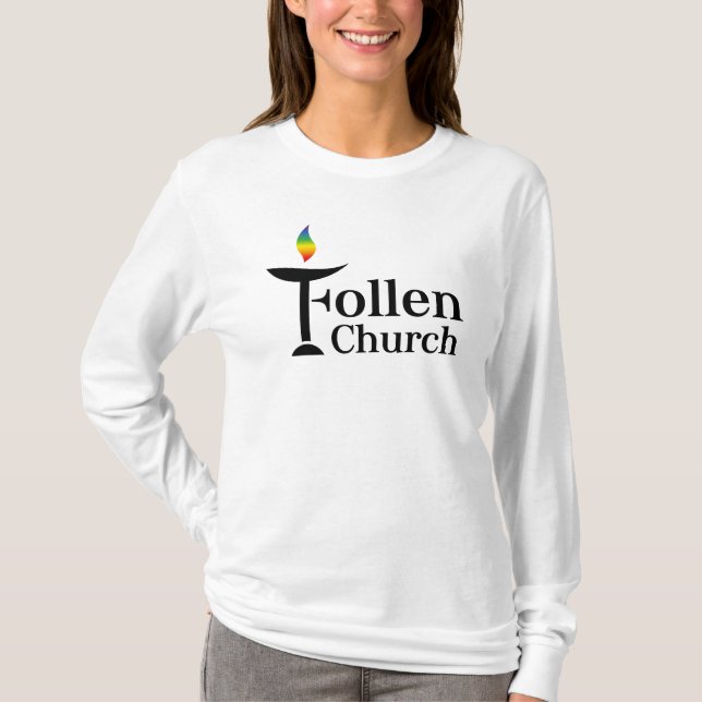 T-shirt Chemise à manches longues pour femmes de l'église  (Devant)