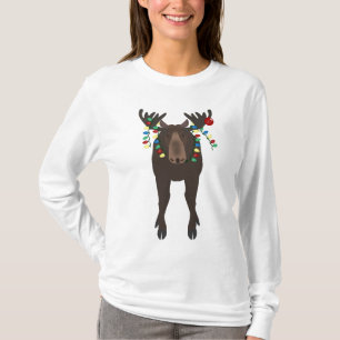 T-shirt Chemise à manches longues pour femmes Moose