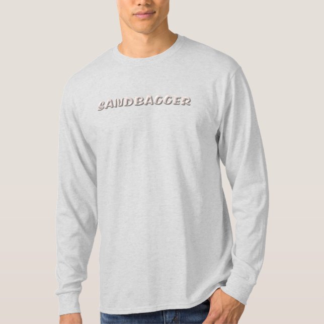 T-shirt Chemise à manches longues Sandbagger men ash (Devant)