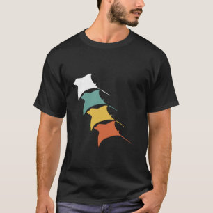 T-shirt Chemise à manches longues Vintages rétro