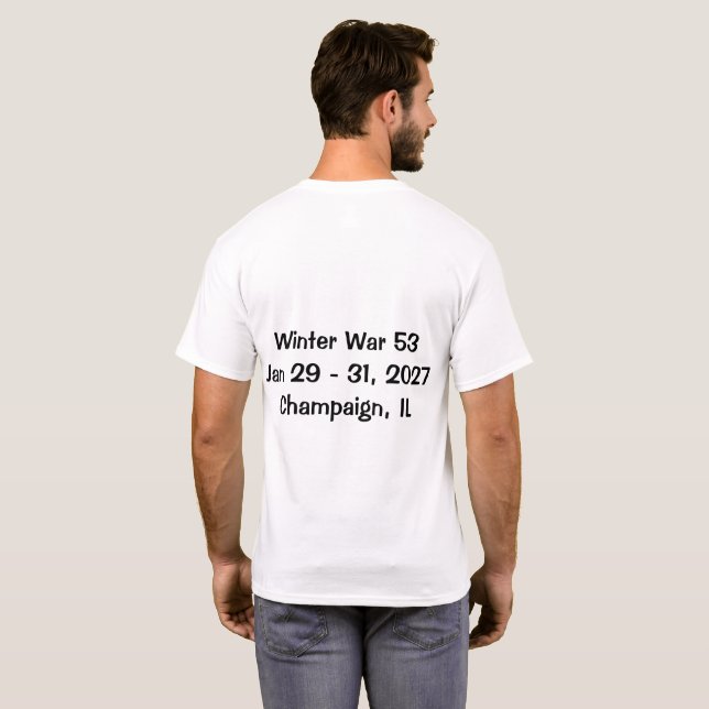 T-shirt Chemise à manches longues Winter War Snowflake & S (Dos entier)