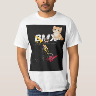 T-shirt Chemise à motif de chat mignon