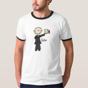 T-shirt Chemise à personnage bâton de majordome