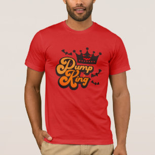 T-shirt Chemise à pompe Drôle Citrouille Word Jouer Tee