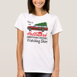 T-shirt Chemise à regarder des films de Noël