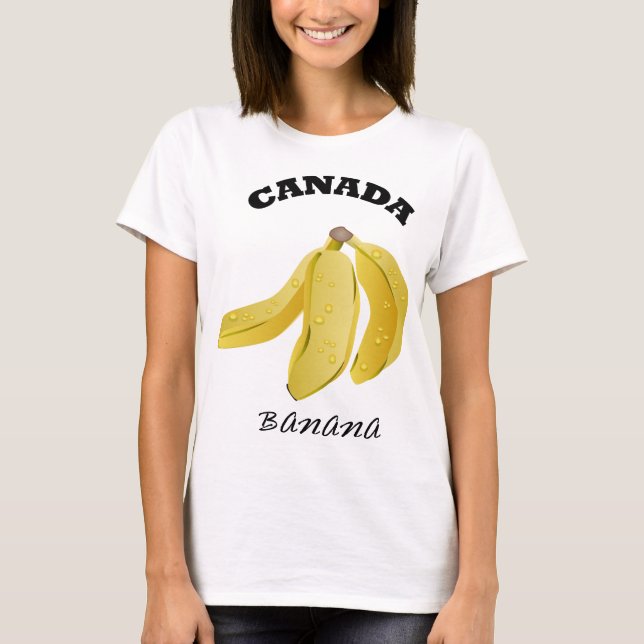 T-shirt Chemise à thème Banana Canada (Devant)