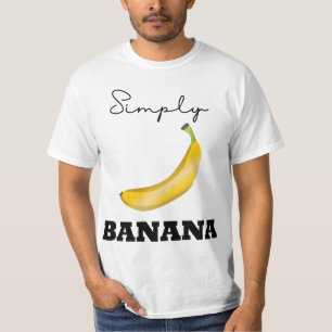 T-shirt Chemise à thème simple banane