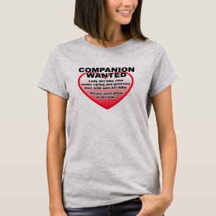 T-shirt Chemise à Vélo - Compagnon Recherché