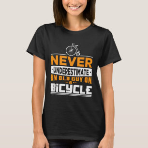 T-shirt Chemise À Vélo Pour Grand-Père Cycliste Citation A