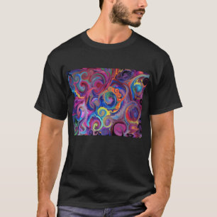T-shirt chemise Abstraite
