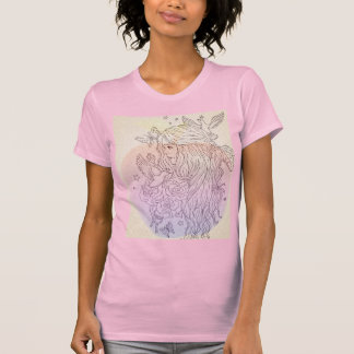 T-shirt chemise abstraite pour les femmes