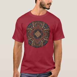 T-shirt Chemise acrylique d'art de mandala de vision