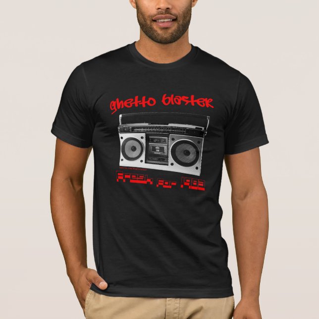 T-shirt Chemise adaptée de la sableuse 1983 de ghetto (Devant)