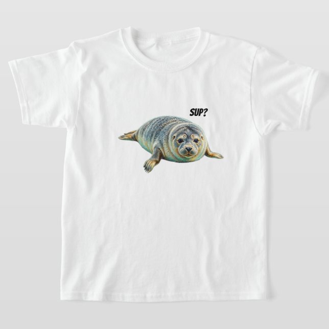 T-shirt Chemise Adorable Phoque (Poser)